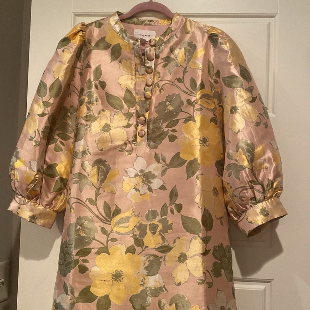 Tuckernuck cocktail dress, wore once, like new, beautiful jacqard fabric.
